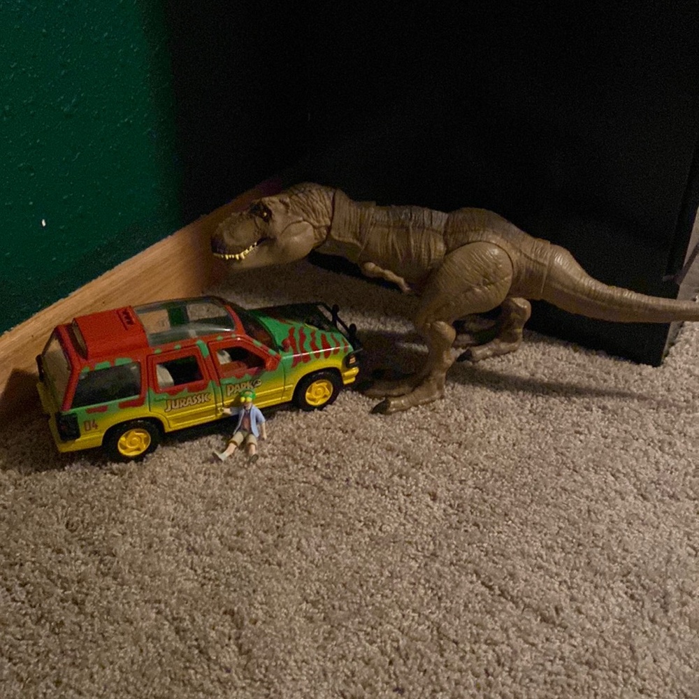 Jurassic park Tyrannosaurus Rex escape pack